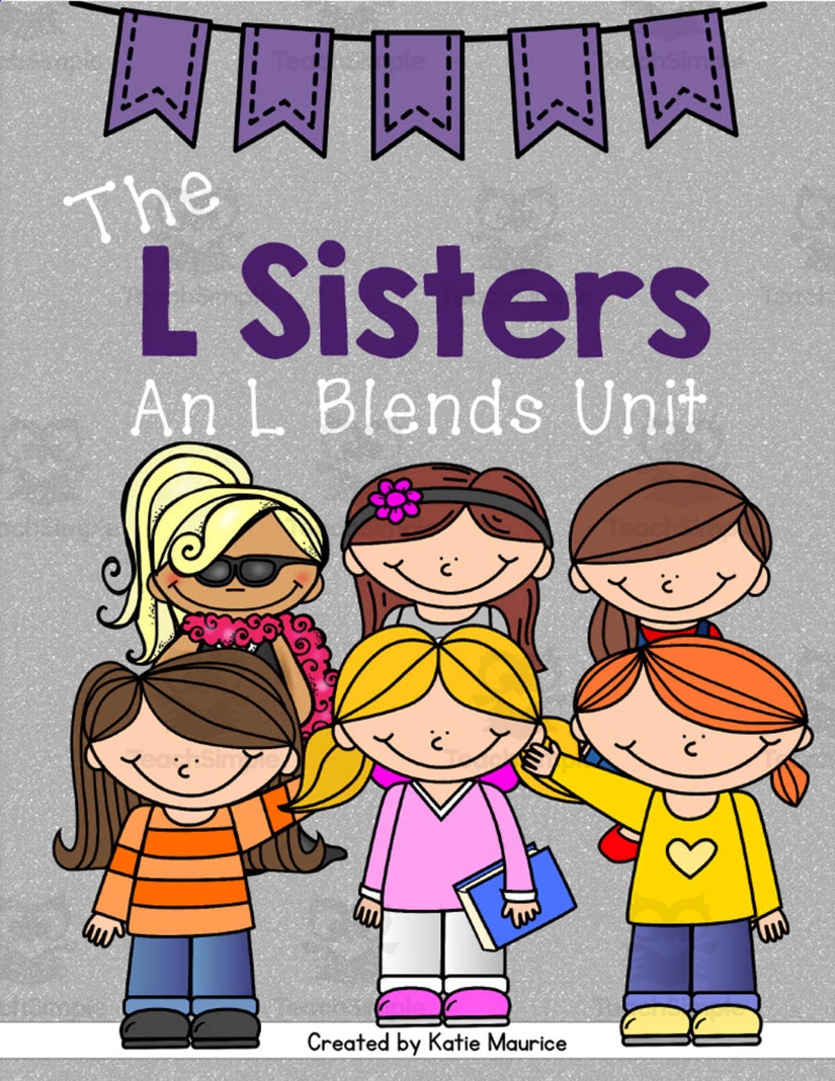 An educational teaching resource from Katie Maurice entitled The L Sisters Blends Unit downloadable at Teach Simple.