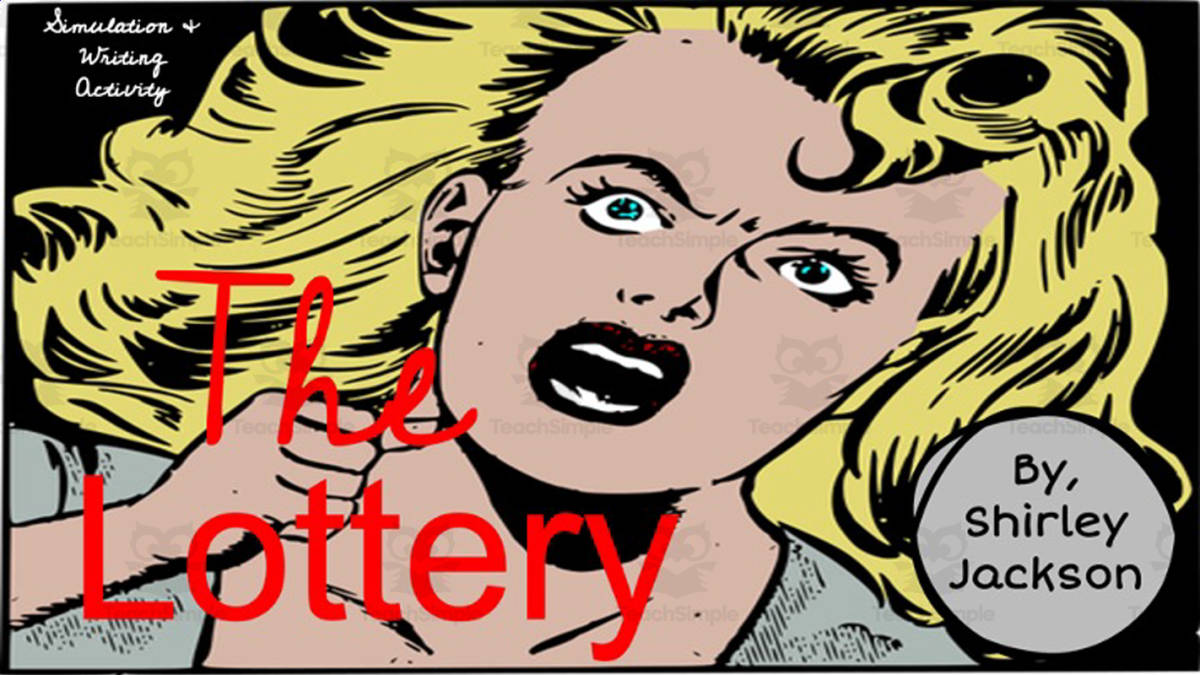 An educational teaching resource from Creativity Overload entitled The Lottery by Shirley Jackson - Simulation & Writing Activity downloadable at Teach Simple.