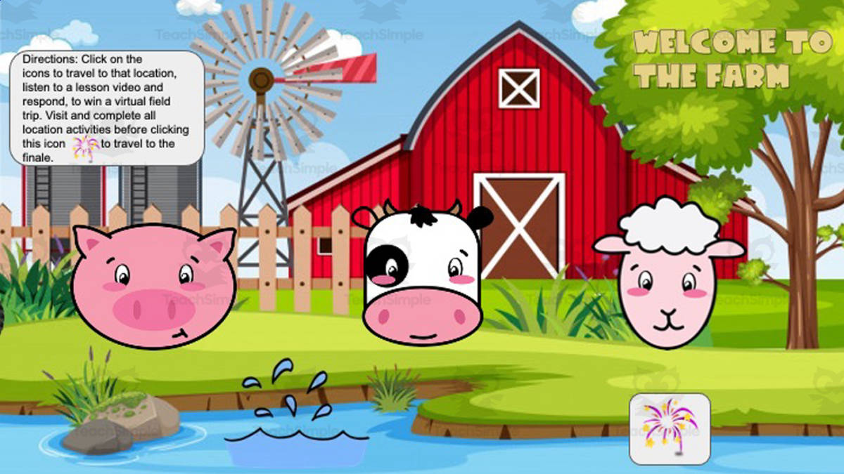 An educational teaching resource from Joyful Noise Teaching entitled The Musical Farm | Virtual Field Trip downloadable at Teach Simple.