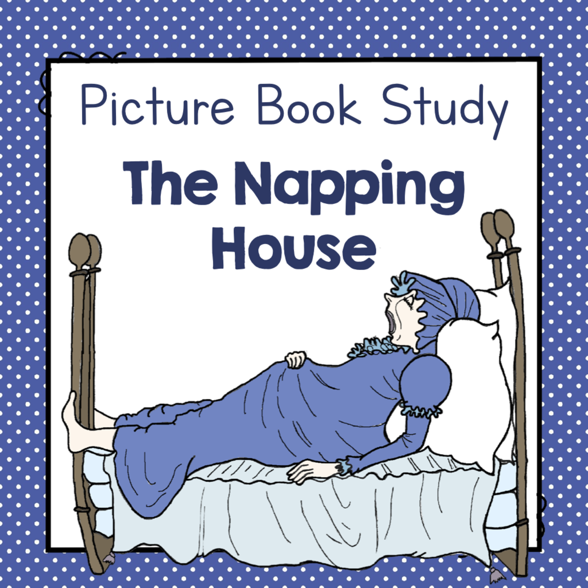 An educational teaching resource from Simply Schoolgirl entitled "The Napping House" | Picture Book Study downloadable at Teach Simple.