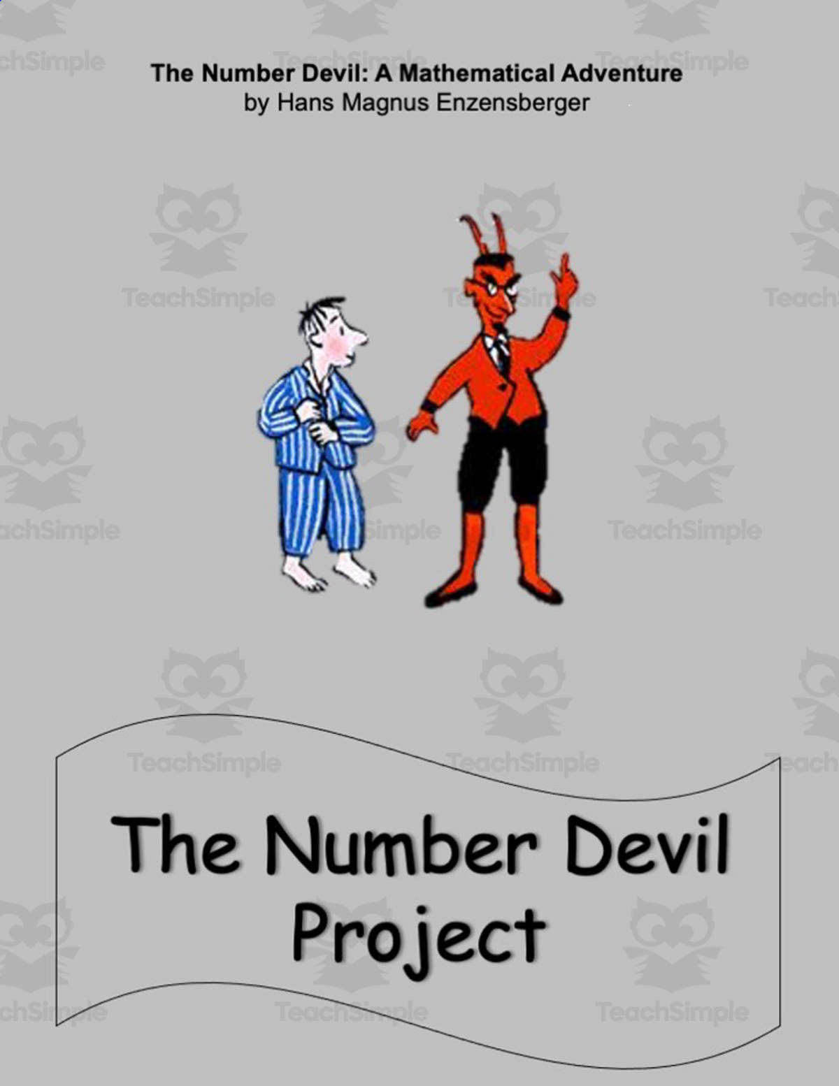 An educational teaching resource from Mister G's Teacher Shop entitled The Number Devil – Math Project for Grades 6–8 downloadable at Teach Simple.
