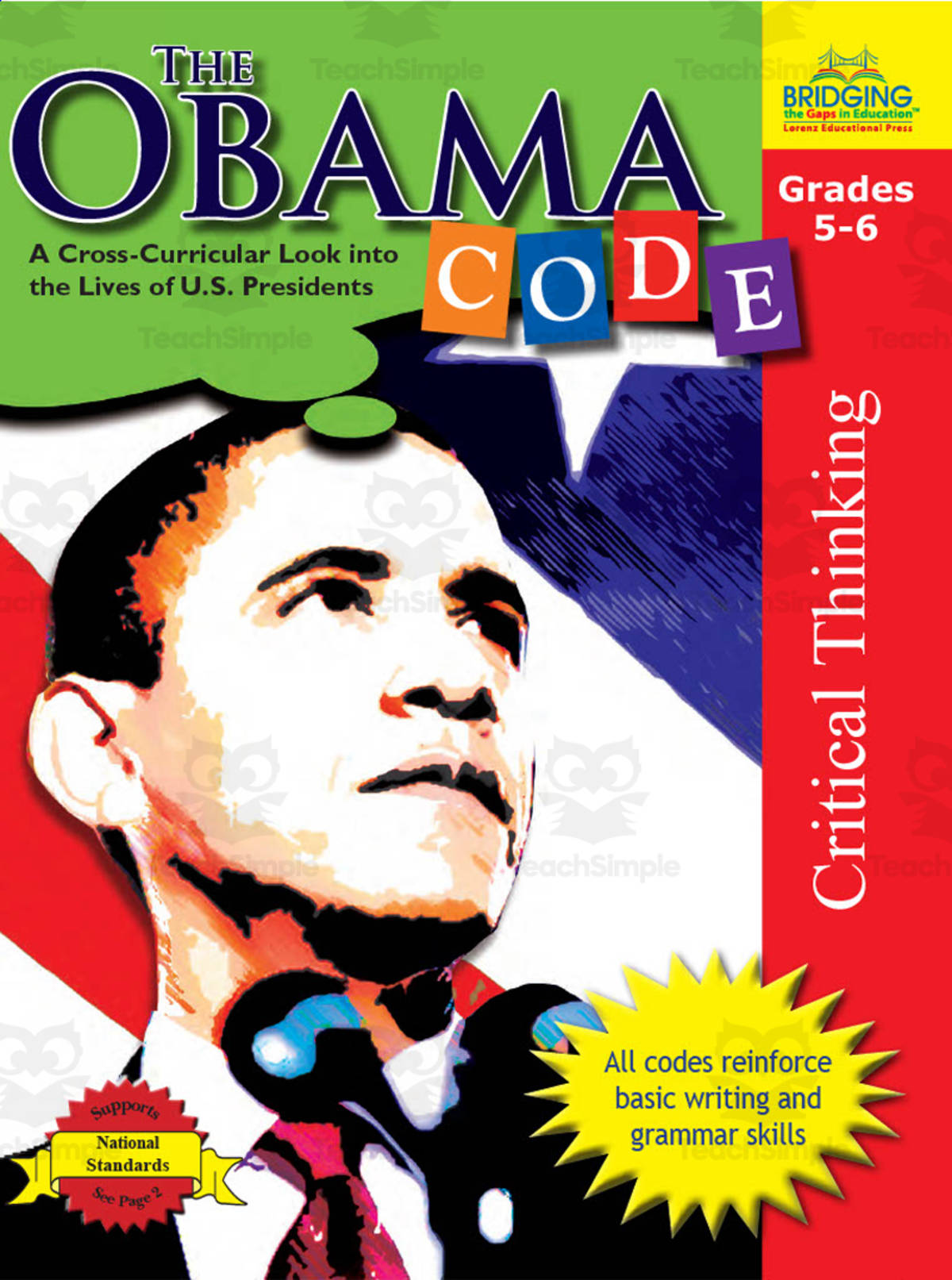 An educational teaching resource from Classroom Complete Press entitled The Obama Code: A Cross-Curricular Look into the Lives of U.S. Presidents downloadable at Teach Simple.