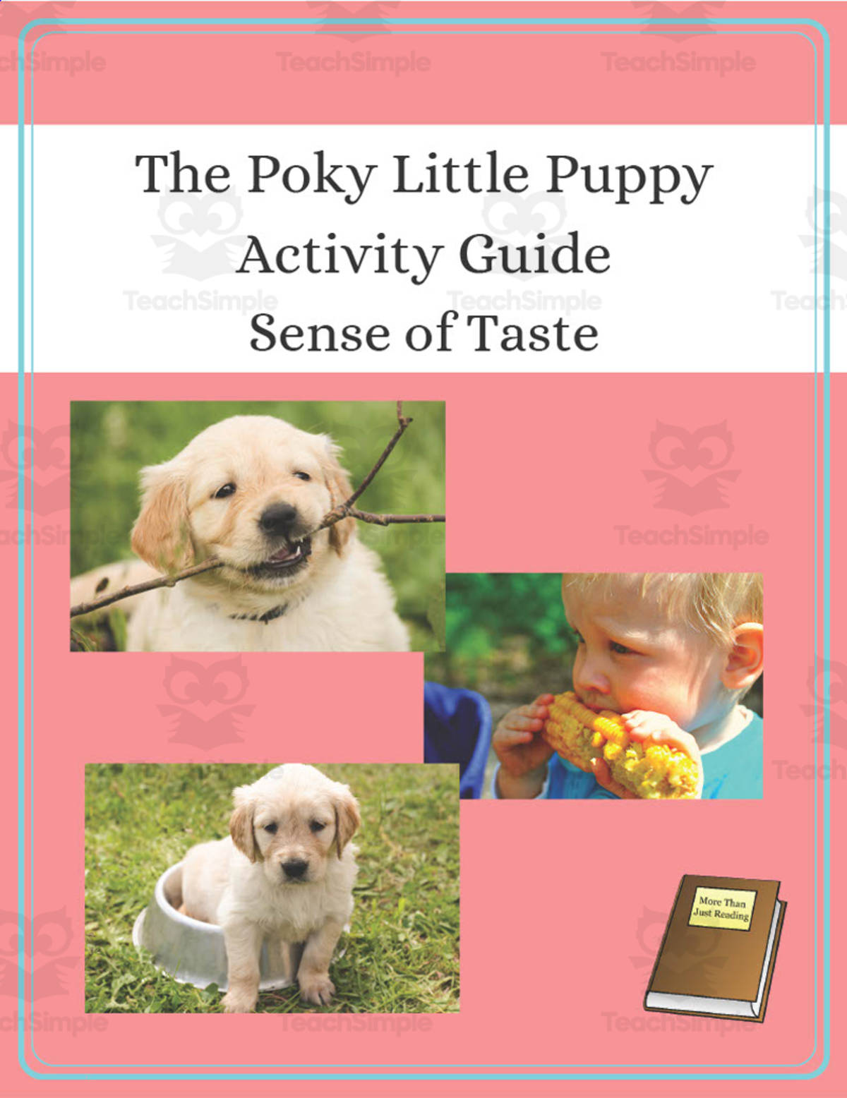 An educational teaching resource from More Than Just Reading entitled The Poky Little Puppy: Sense of Taste Activity Guide downloadable at Teach Simple.