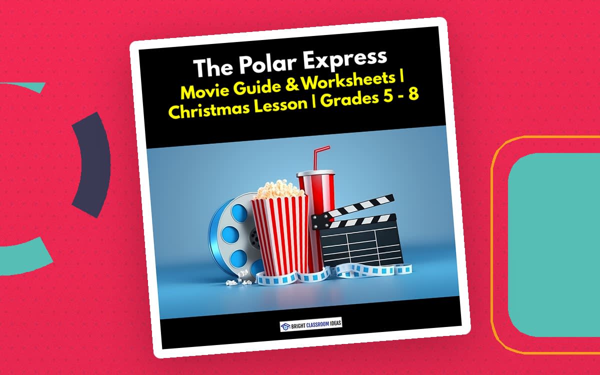 An educational teaching resource from Bright Classroom Ideas Marketplace entitled The Polar Express: 2-hour Lesson Plan with Fun Activities downloadable at Teach Simple.