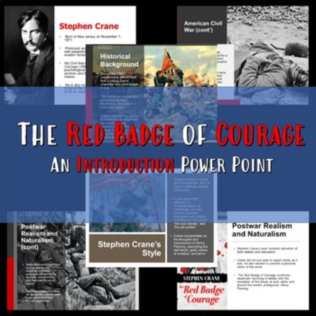 An educational teaching resource from Educate and Create entitled The Red Badge of Courage downloadable at Teach Simple.