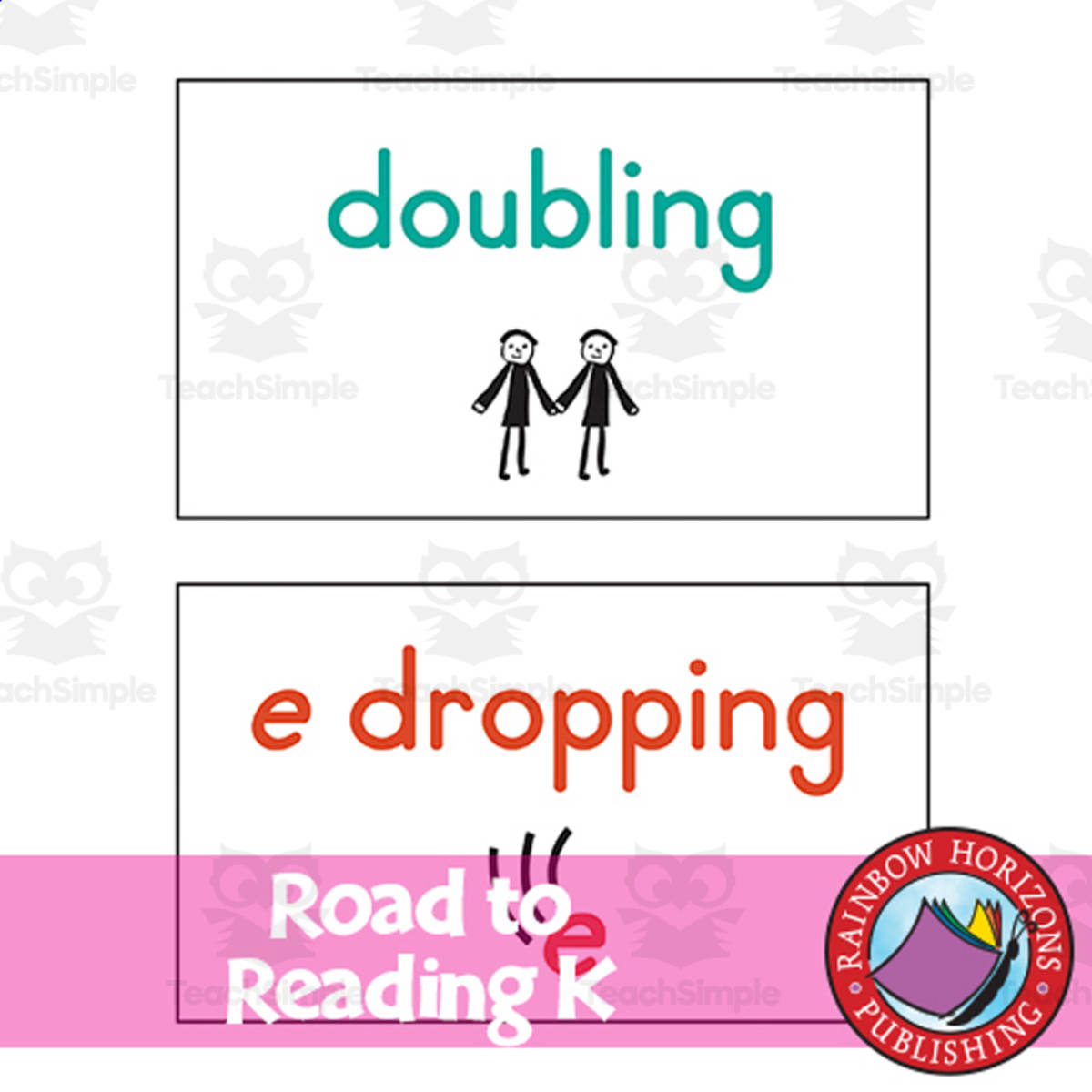 An educational teaching resource from Classroom Complete Press entitled The Road to Reading K - Word Endings downloadable at Teach Simple.