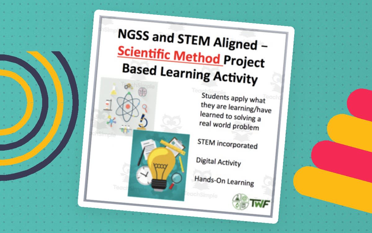 An educational teaching resource from Teach With Fergy entitled The Scientific Method PBL downloadable at Teach Simple.