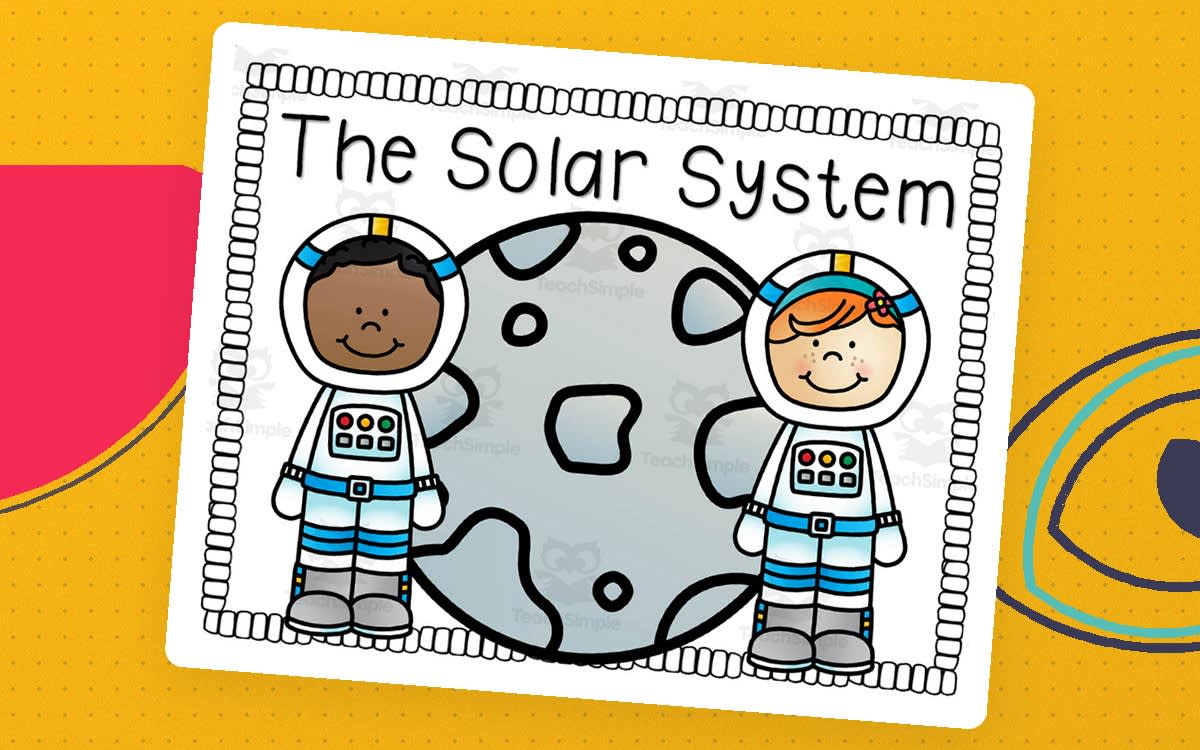 An educational teaching resource from Glitter and Grace entitled The Solar System | Interactive Reading Packet downloadable at Teach Simple.