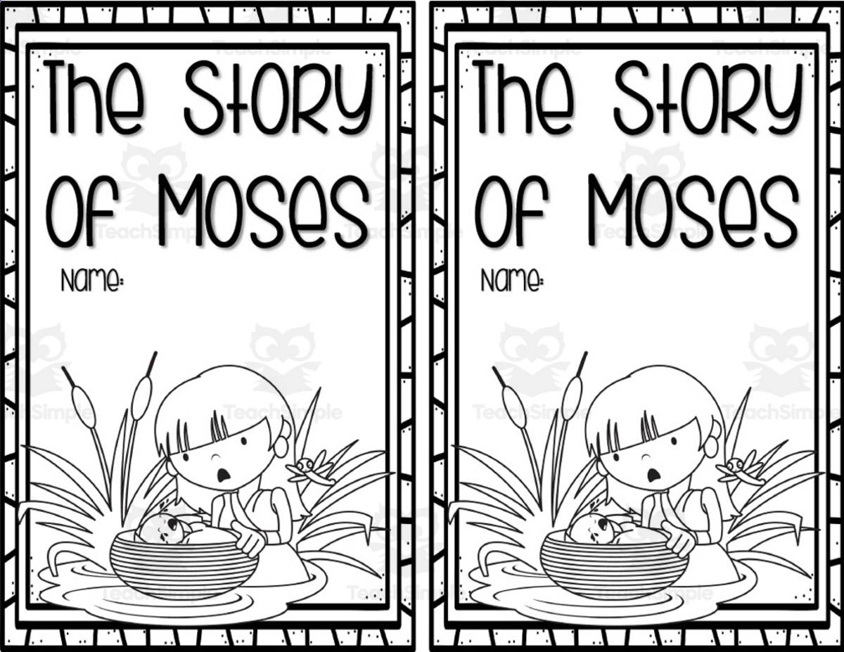 An educational teaching resource from Glitter and Grace entitled The Story of Moses Reading Packet downloadable at Teach Simple.