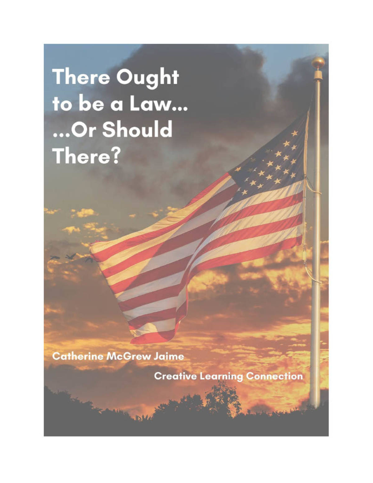 An educational teaching resource from Creative Learning Connection entitled There Ought to Be a Law - eBook downloadable at Teach Simple.