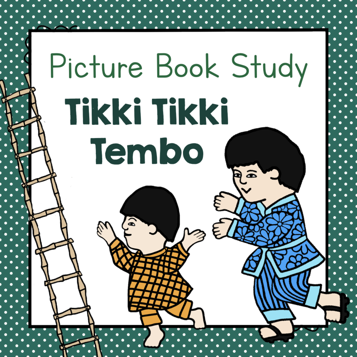 An educational teaching resource from Simply Schoolgirl entitled "Tikki Tikki Tembo" | Picture Book Study downloadable at Teach Simple.