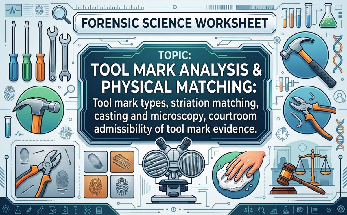 Tool Mark Analysis & Physical Matching preview