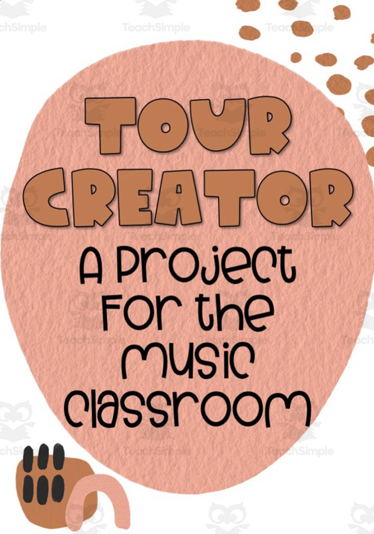 An educational teaching resource from Joyful Noise Teaching entitled Tour Creator Project downloadable at Teach Simple.