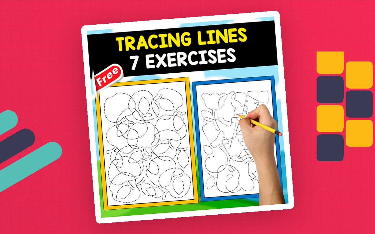 An educational teaching resource from EDITORIAL LAURA EDUCA entitled TRACING LINES EXERCISES | 7 FREE PAGES downloadable at Teach Simple.