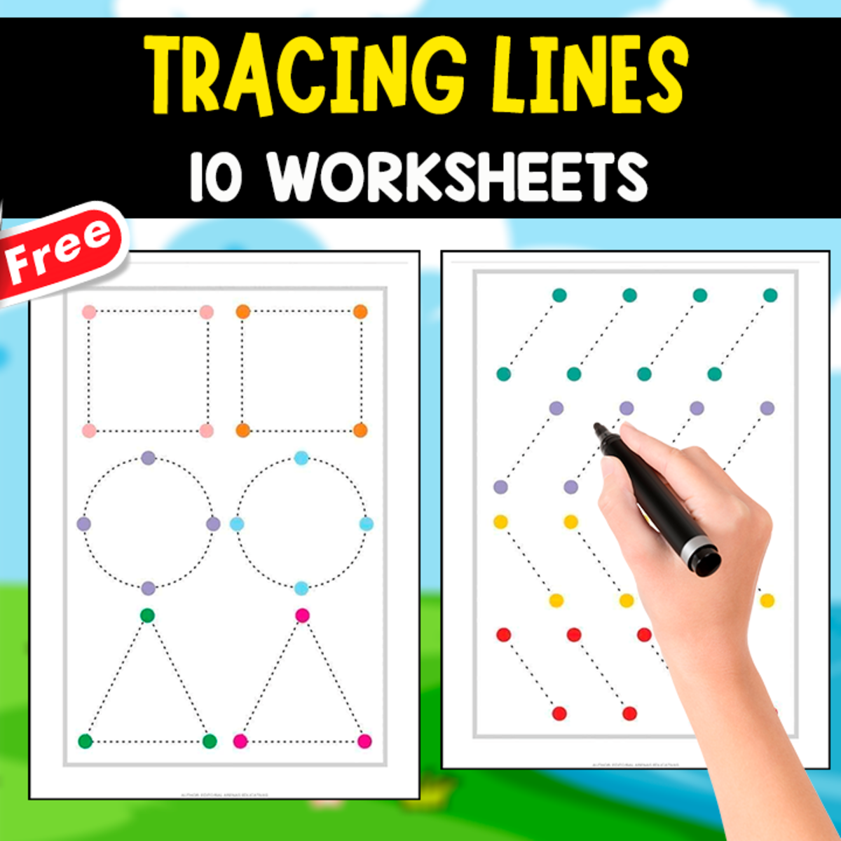 An educational teaching resource from EDITORIAL LAURA EDUCA entitled TRACING LINES MINIBOOK | 10 PAGES_J downloadable at Teach Simple.