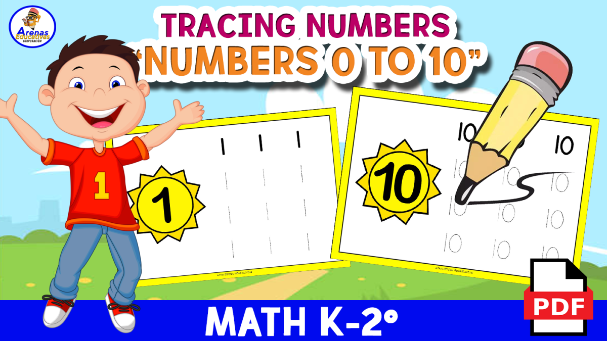 An educational teaching resource from EDITORIAL LAURA EDUCA entitled TRACING NUMBERS 0 - 10 - EXERCISES PAGES downloadable at Teach Simple.