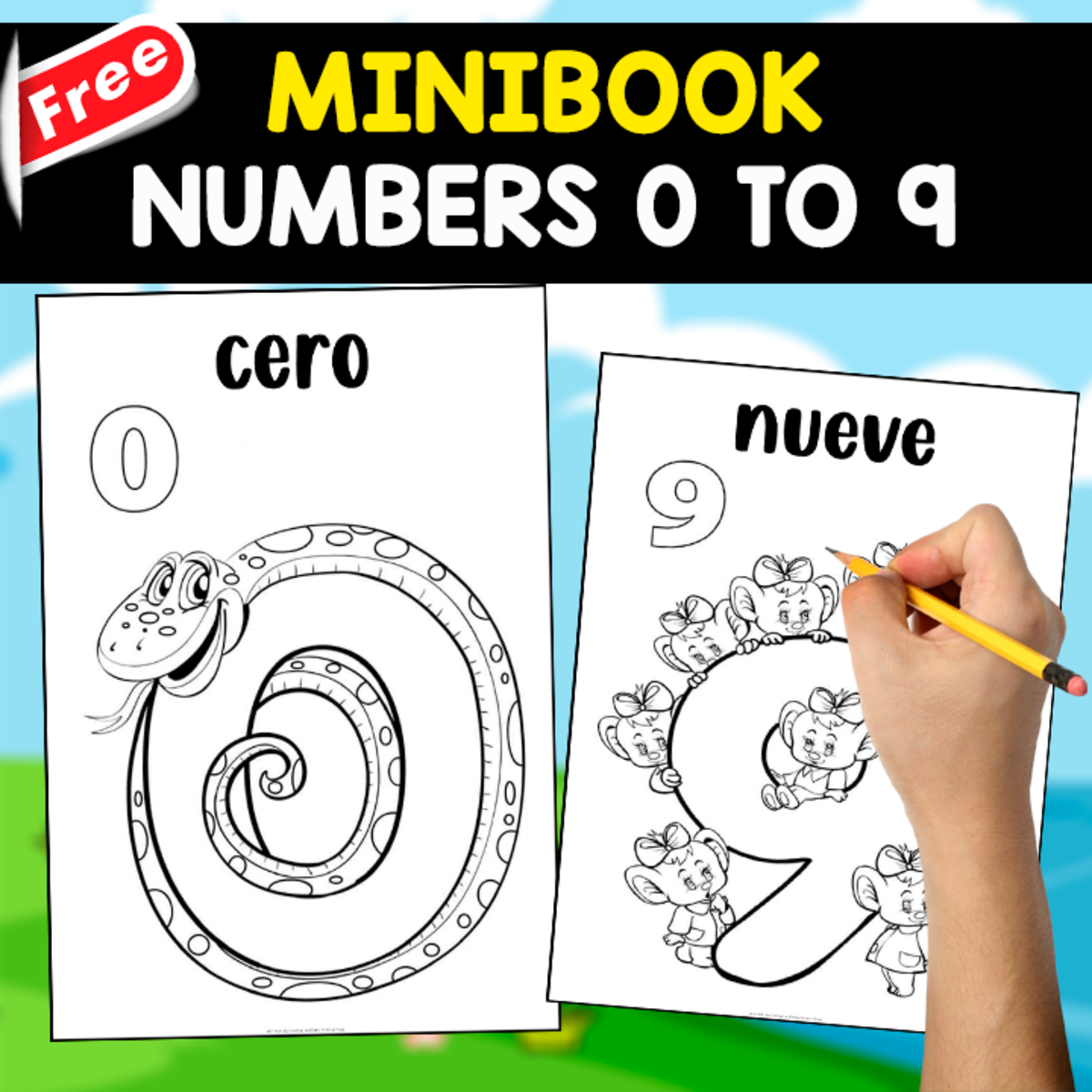An educational teaching resource from EDITORIAL LAURA EDUCA entitled TRACING NUMBERS 0-9 | SPANISH VERSION downloadable at Teach Simple.