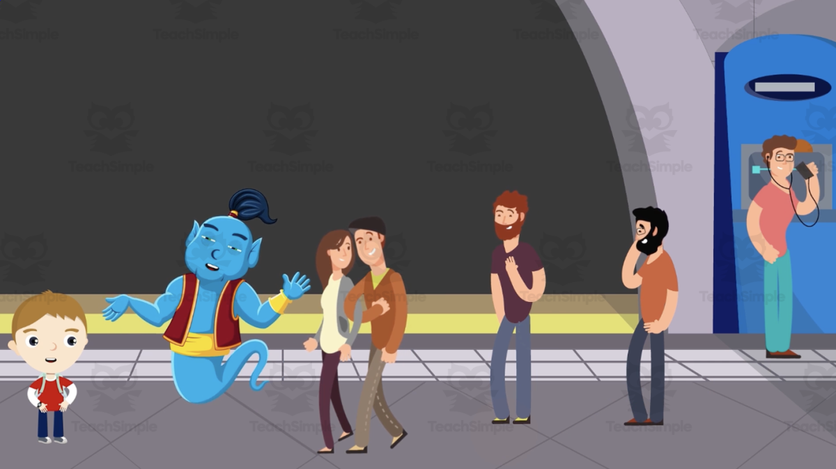 An educational teaching resource from Educational Voice entitled Travelling on the Tube | Citizenship Video Lesson downloadable at Teach Simple.