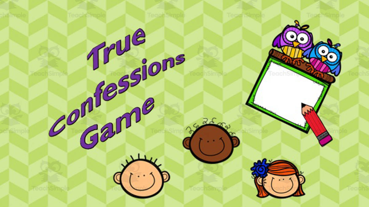 An educational teaching resource from Golden Promise entitled True Confessions Game downloadable at Teach Simple.