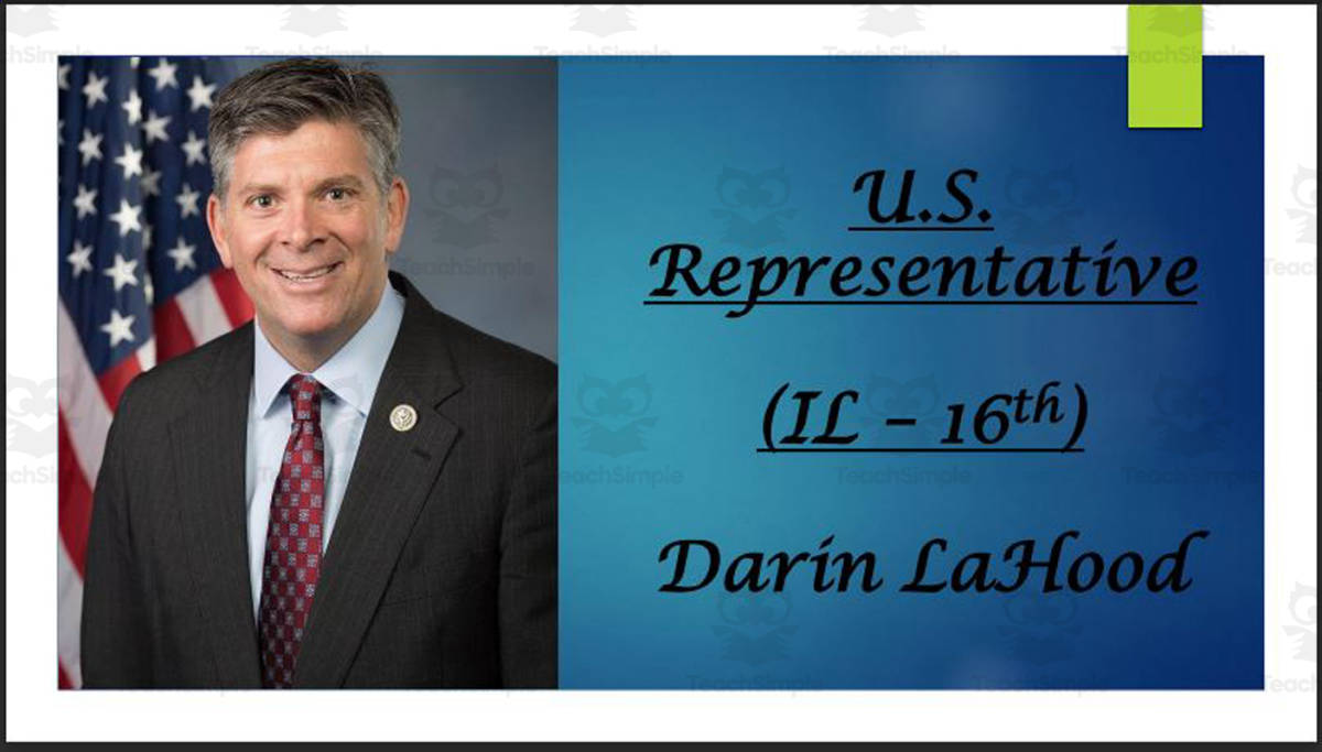 An educational teaching resource from Mr. Matthews Teacher Store entitled U.S. Representative Daniel Webster (FL - 11th) BIO PPT downloadable at Teach Simple.