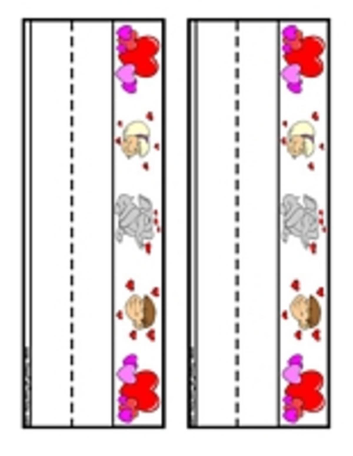 An educational teaching resource from Have Fun Teaching entitled Valentine's Day Desk Name Tags downloadable at Teach Simple.