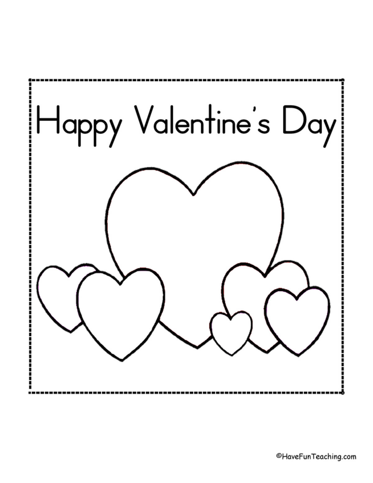 An educational teaching resource from Have Fun Teaching entitled Valentine's Day Greeting Card downloadable at Teach Simple.