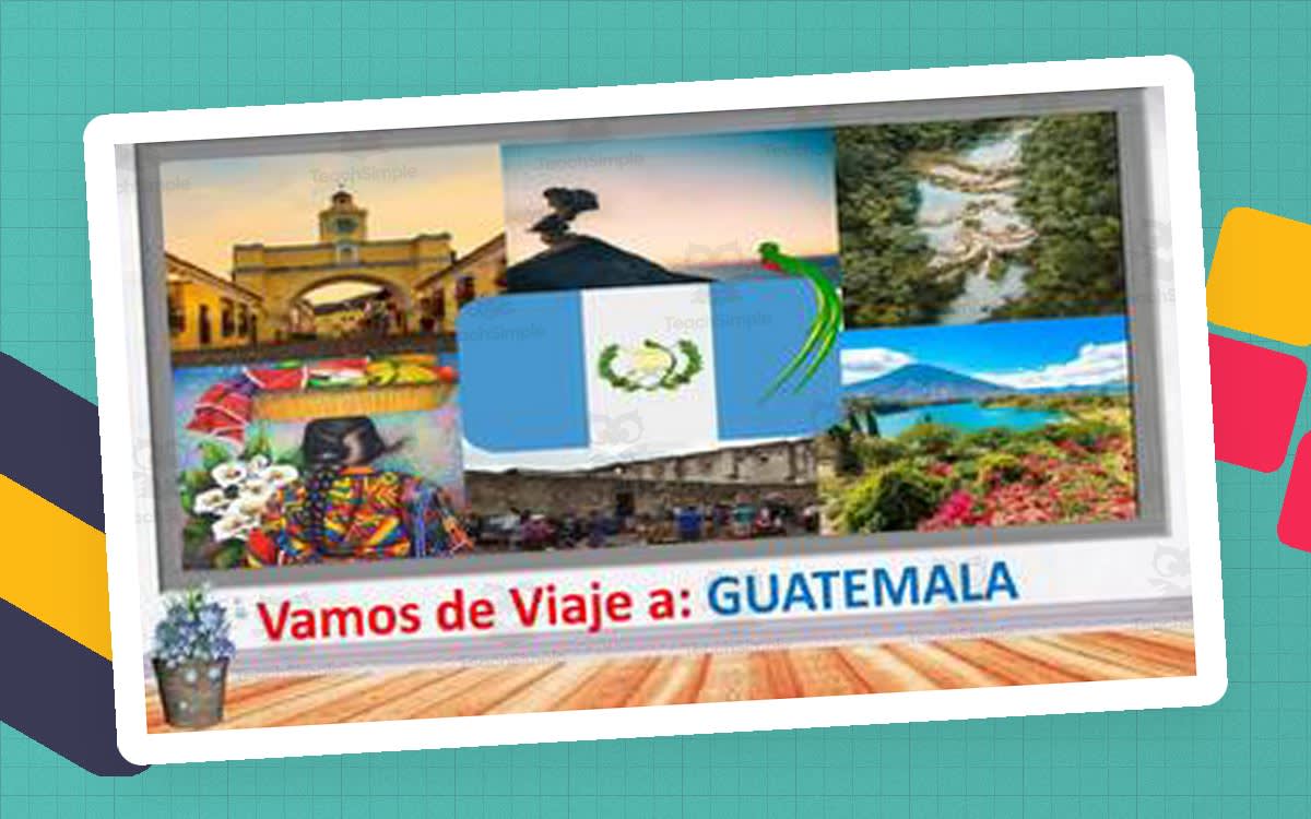 An educational teaching resource from Mi Clase Divertida entitled Vamonos de viaje: Guatemala - Lets go Traveling: Guatemala downloadable at Teach Simple.