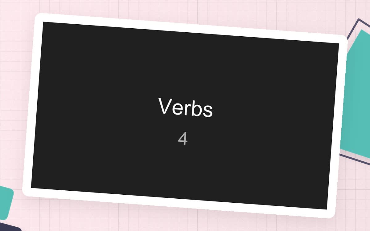 An educational teaching resource from Cored Education entitled Verbs Sample Lesson - Grammar Grade 5-6 (PPT) downloadable at Teach Simple.