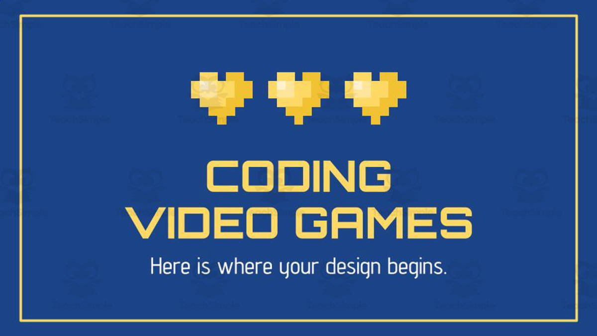 An educational teaching resource from Resource Garden entitled Video Game Design - Coding + Pixel Art Graphic Organizer downloadable at Teach Simple.