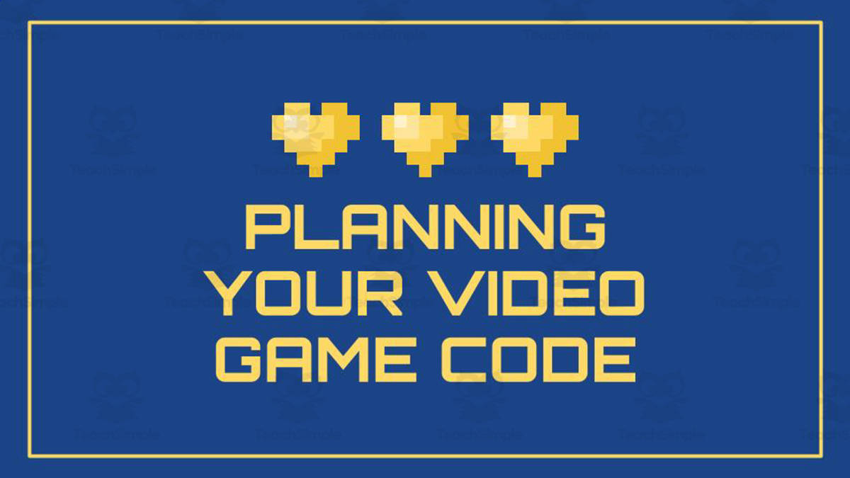 An educational teaching resource from Resource Garden entitled Video Game Design Planner downloadable at Teach Simple.