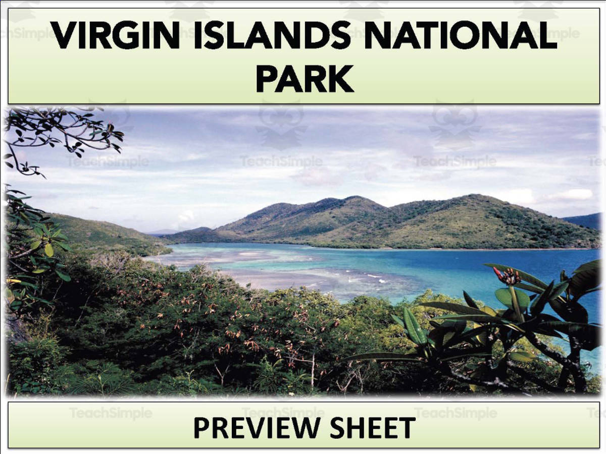 An educational teaching resource from Mr Gray History entitled Virgin Islands National Park Geography Unit downloadable at Teach Simple.