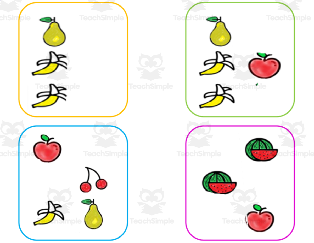 An educational teaching resource from WORDS ASIDE entitled VISUAL SPATIAL VOCABULARY - COLOR downloadable at Teach Simple.