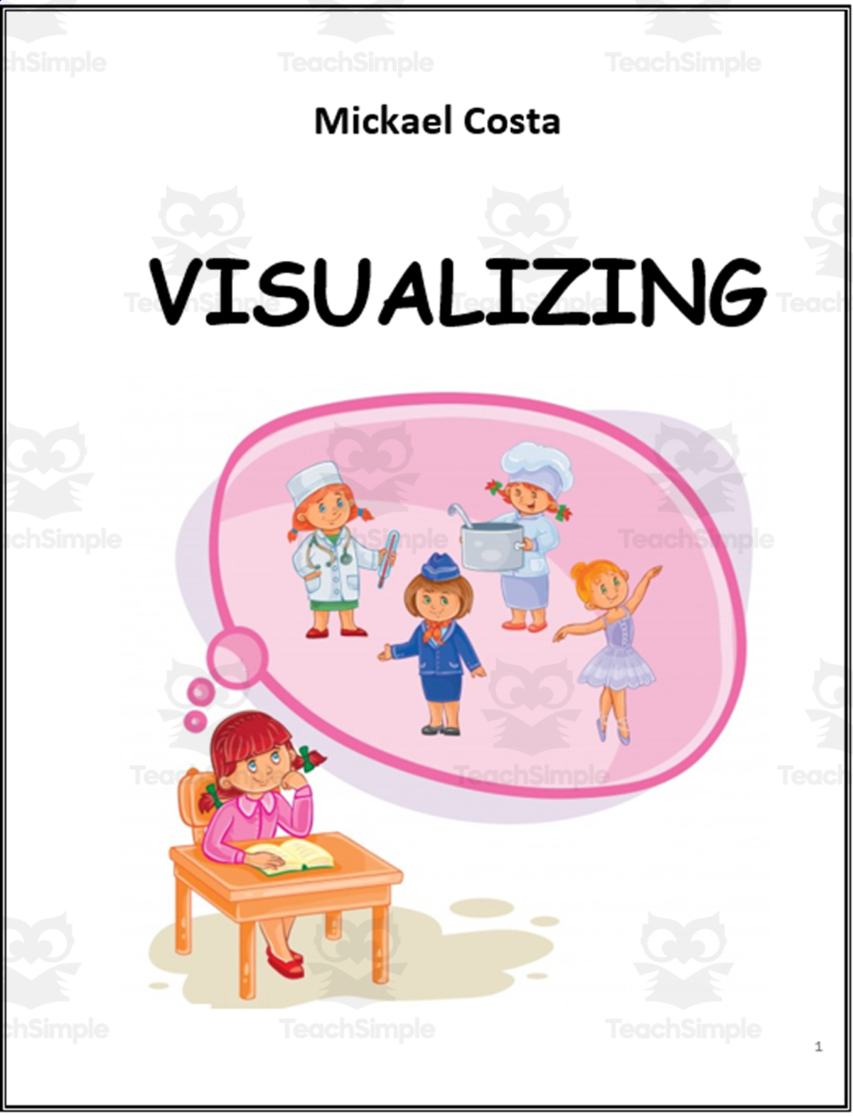 An educational teaching resource from Learn it ANY way entitled Visualizing downloadable at Teach Simple.