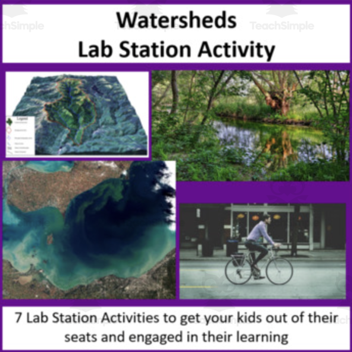 An educational teaching resource from Teach With Fergy entitled Watersheds – Lab Station Activity downloadable at Teach Simple.