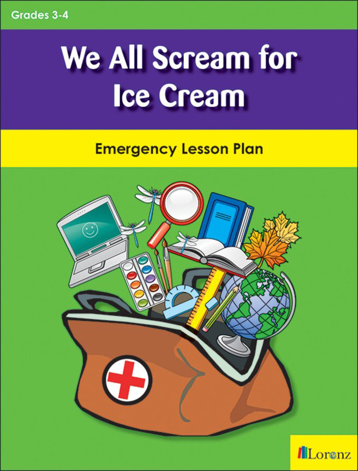 An educational teaching resource from Classroom Complete Press entitled We All Scream for Ice Cream: Emergency Lesson Plan downloadable at Teach Simple.