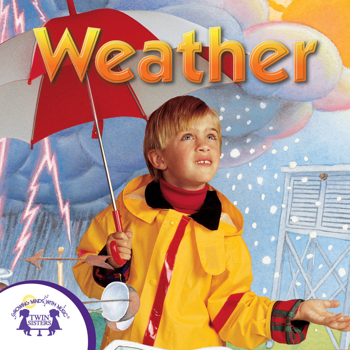 An educational teaching resource from Twin Sisters Digital Media entitled Weather Songs downloadable at Teach Simple.