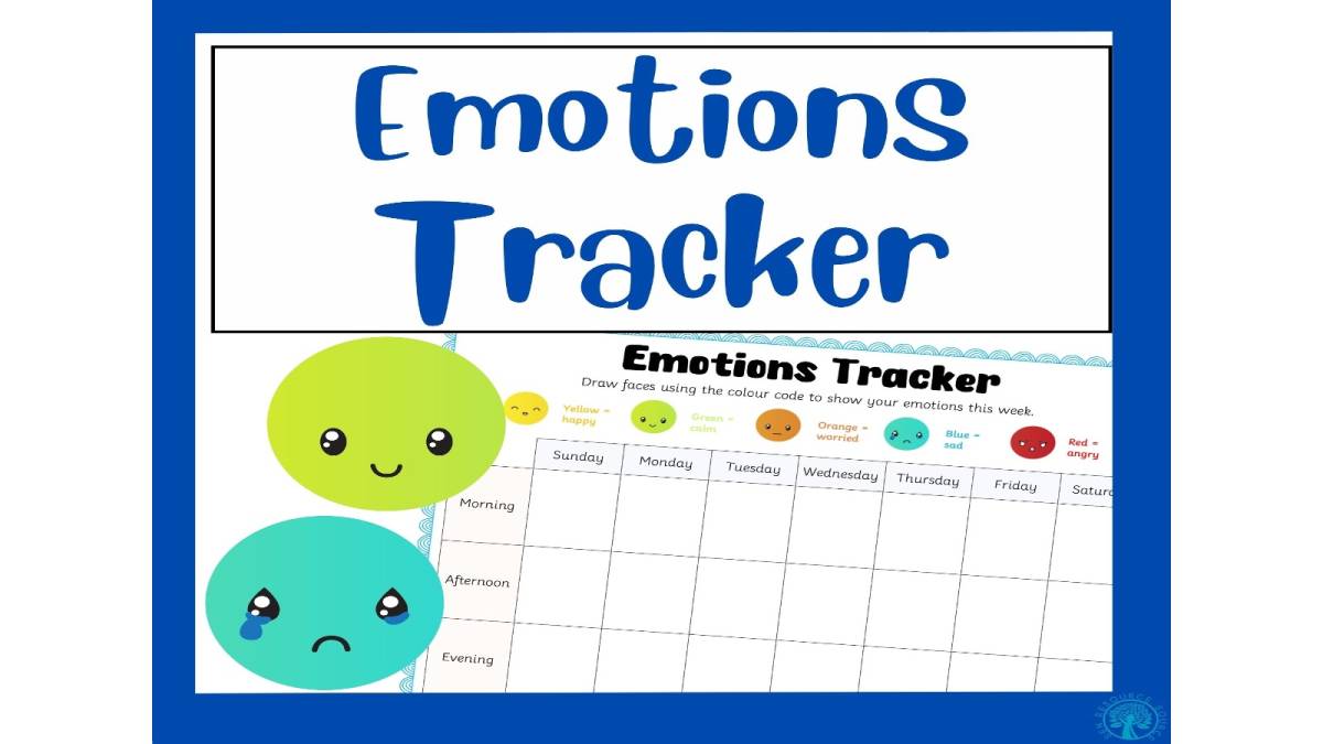 An educational teaching resource from SEN Resource Source entitled Weekly Emotions Tracker downloadable at Teach Simple.