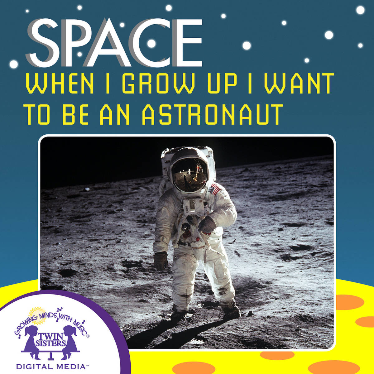 An educational teaching resource from Twin Sisters Digital Media entitled When I Grow Up I Want To Be An Astronaut Audio Book downloadable at Teach Simple.