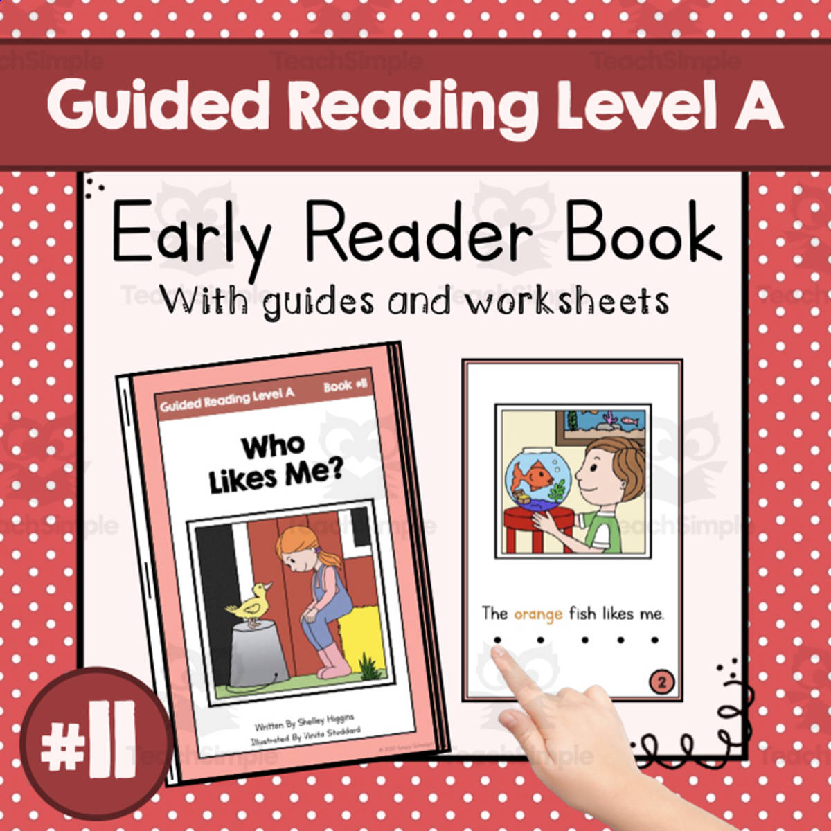 An educational teaching resource from Simply Schoolgirl entitled "Who Likes Me?" Early Reader Booklet #11 | Guided Reading Level A downloadable at Teach Simple.