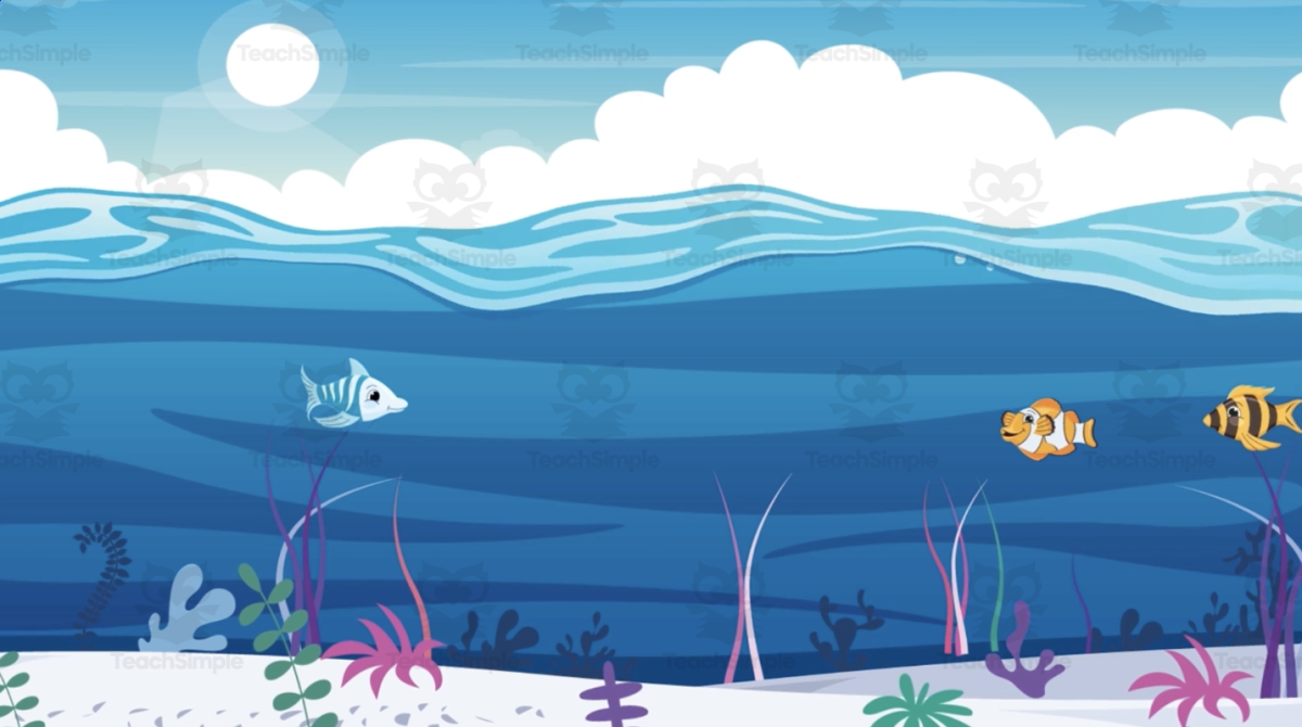 An educational teaching resource from Educational Voice entitled Why is Seawater Blue? | Animated Ocean Video Lesson downloadable at Teach Simple.