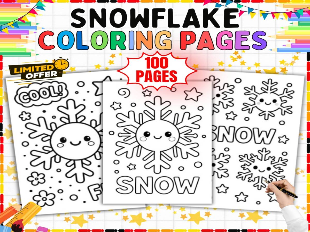 An educational teaching resource from from Tetcher to you entitled Winter Snowman Coloring Pages - 100 Printable Art Activity Sheets K-5 downloadable at Teach Simple.