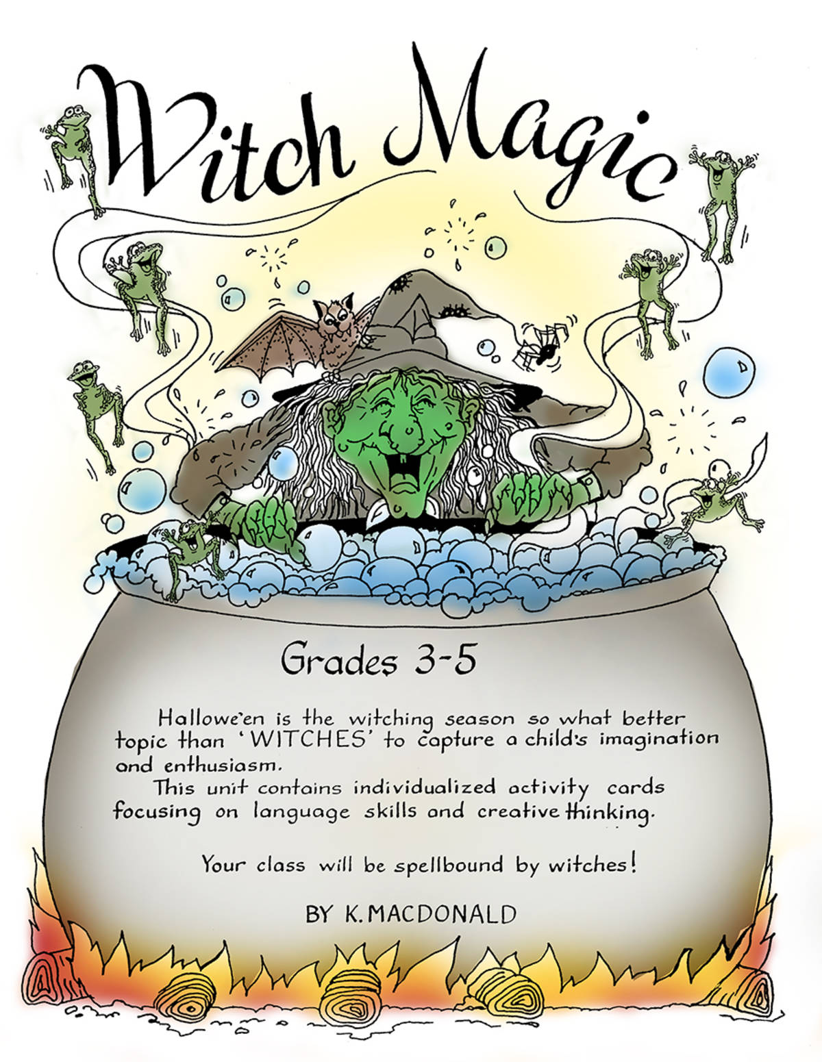 An educational teaching resource from Classroom Complete Press entitled WITCH MAGIC Gr. 3-5 downloadable at Teach Simple.