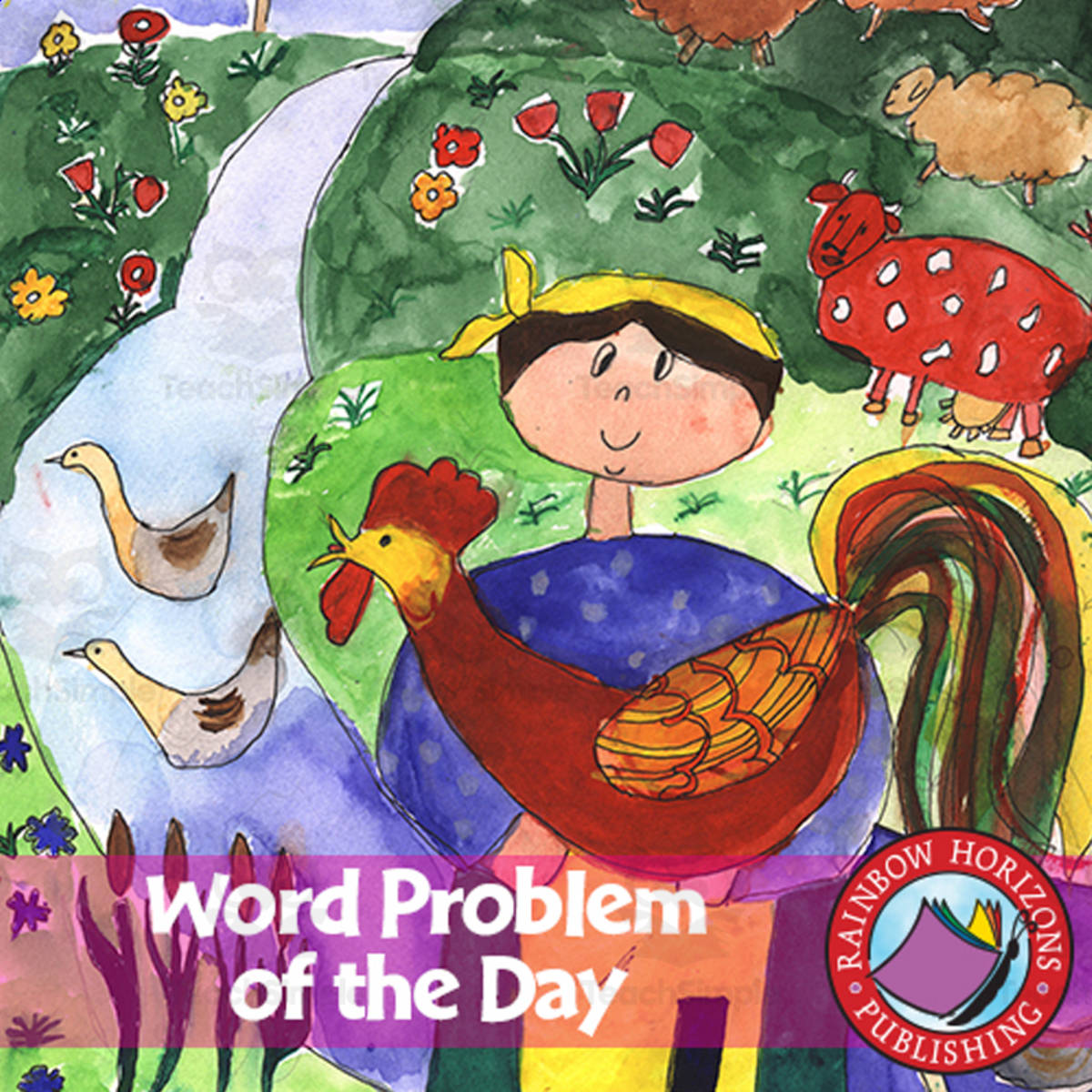 An educational teaching resource from Classroom Complete Press entitled Word Problem of the Day - Building Comprehension Skills downloadable at Teach Simple.