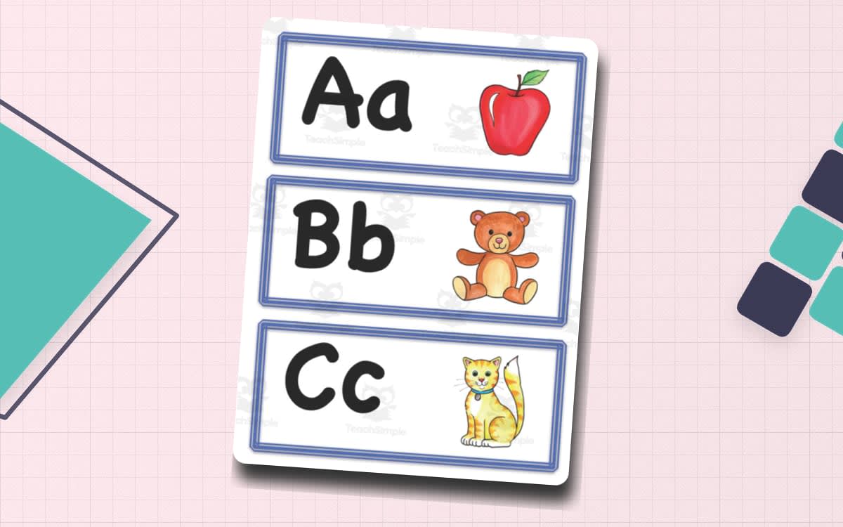 An educational teaching resource from First in Line entitled Word Wall Labels downloadable at Teach Simple.