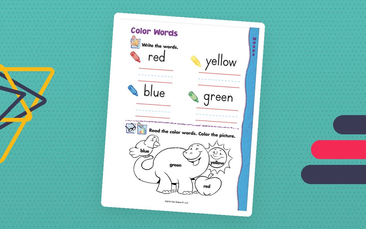 An educational teaching resource from Twin Sisters Digital Media entitled Words and Other Skills Set 1 Printable Workbook downloadable at Teach Simple.