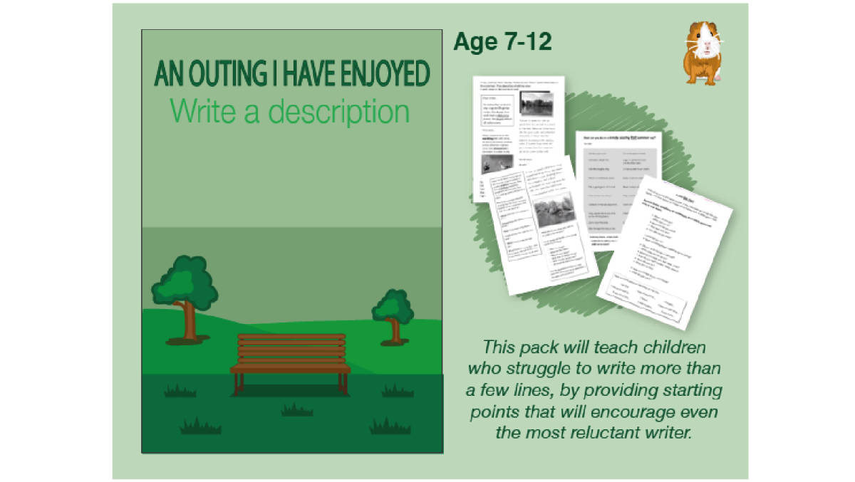 An educational teaching resource from Guinea Pig Education entitled Write About An Outing I Have Enjoyed (7-11 years) downloadable at Teach Simple.