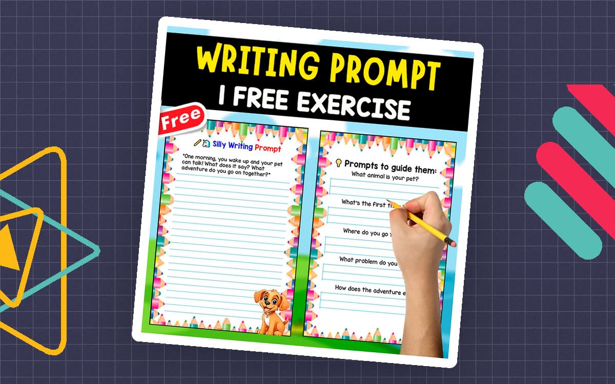 An educational teaching resource from EDITORIAL LAURA EDUCA entitled WRITING PROMPT |  Your pet can talk! downloadable at Teach Simple.