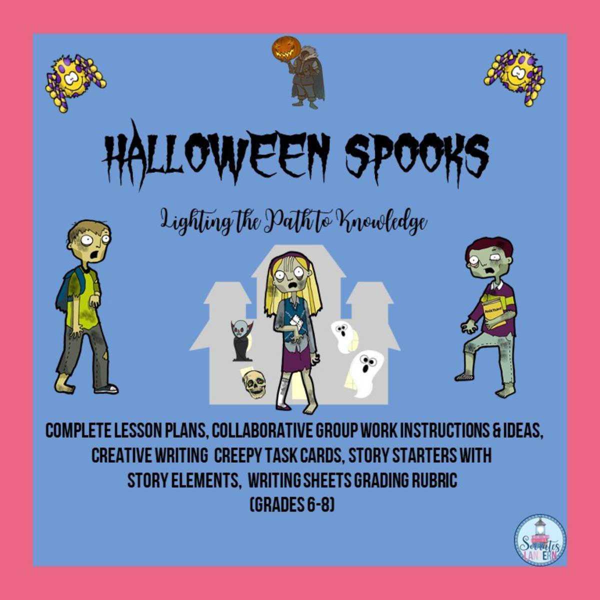 An educational teaching resource from Socrates Lantern entitled Writing task: Halloween Spooks downloadable at Teach Simple.