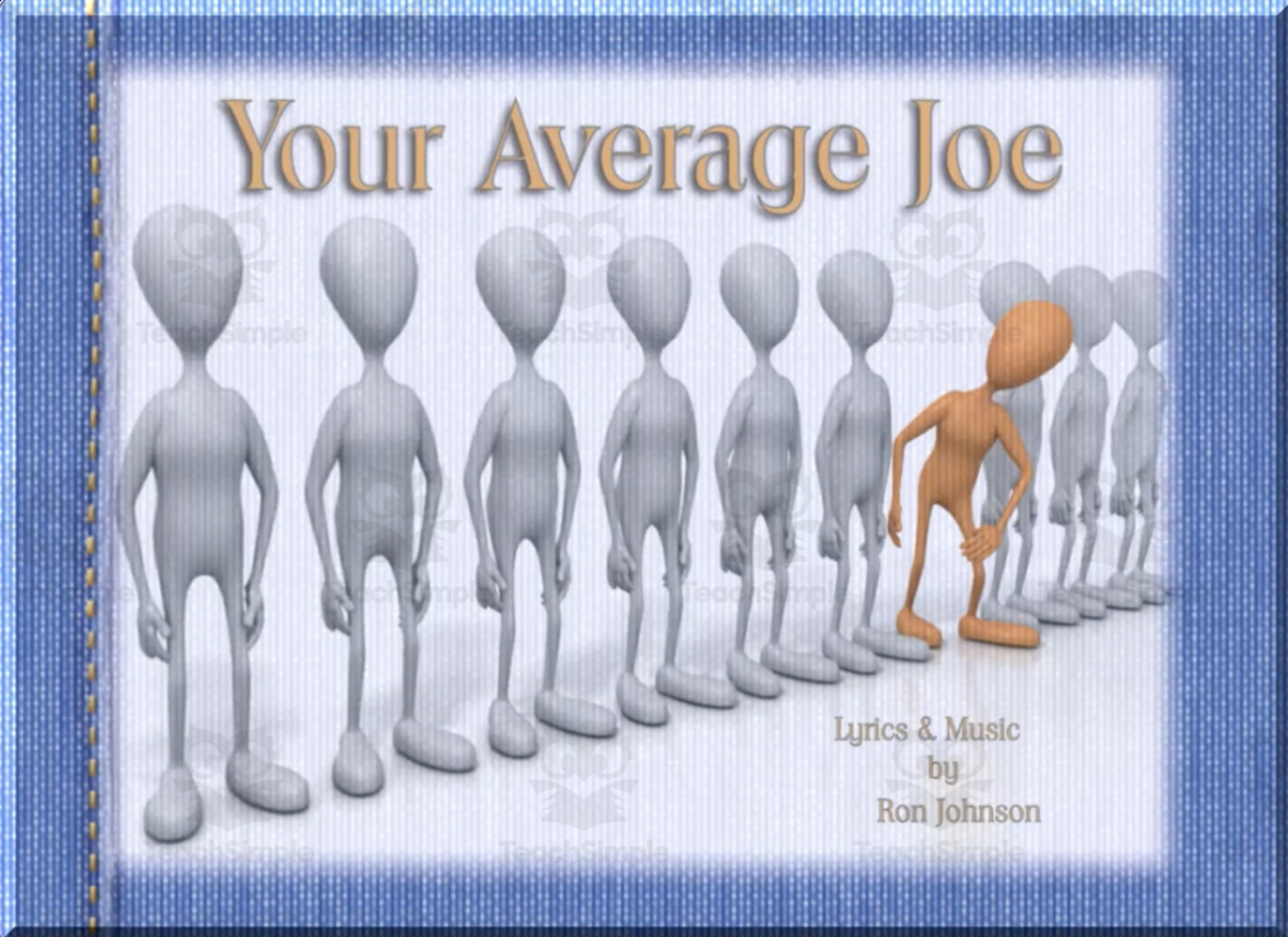 An educational teaching resource from MathDog Media entitled "Your Average Joe" Math Song downloadable at Teach Simple.