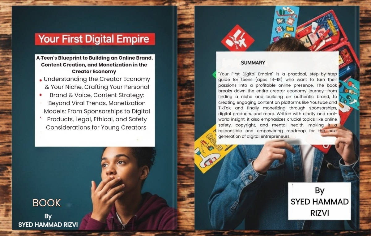 An educational teaching resource from Creative Book Store entitled Your First Digital Empire A Teen's Blueprint to Building an Online downloadable at Teach Simple.